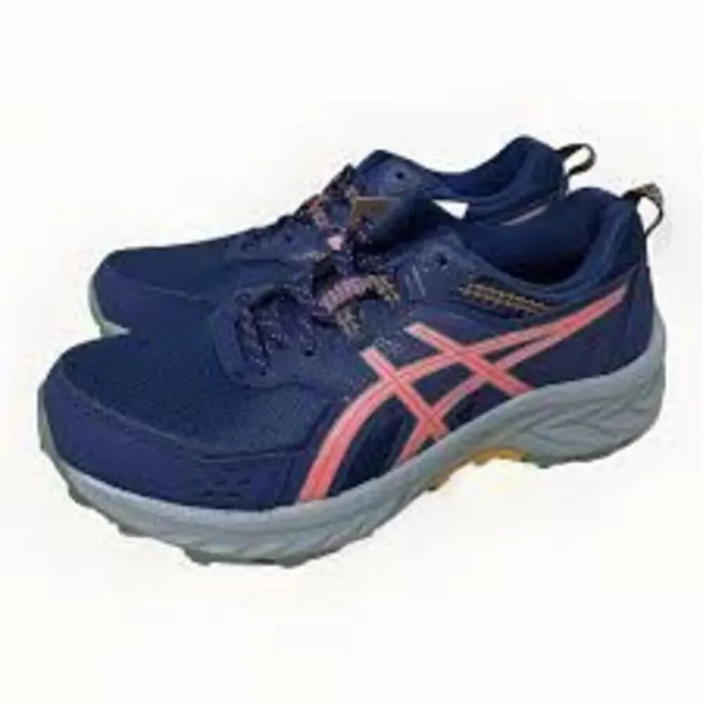 Asics Gel Ventura 9 Trail Running Shoes Blue Athletic Gorpcore Women's 8 Wide